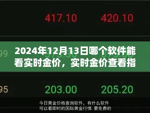 2024年12月13日實時金價查看指南，最佳軟件推薦