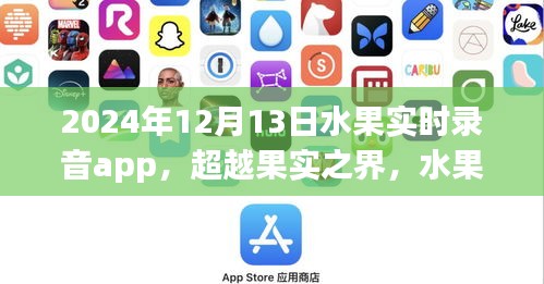 超越果實之界，水果實時錄音App背后的勵志故事與啟示錄（2024年12月13日）