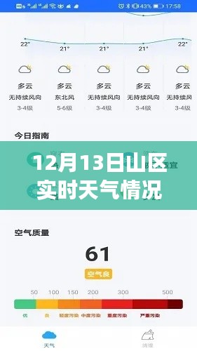 獨家解讀，12月13日山區(qū)實時天氣情況查詢最新特性與體驗對比競品分析