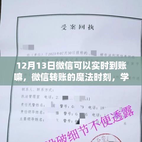 微信轉(zhuǎn)賬魔法時(shí)刻，實(shí)時(shí)到賬助力夢(mèng)想加速實(shí)現(xiàn)！