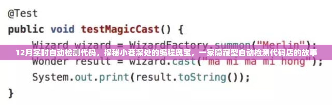 探秘隱藏小巷的編程瑰寶，一家自動檢測代碼店的秘密故事