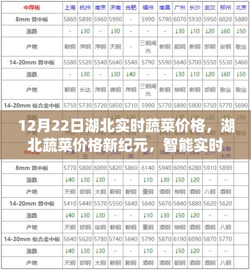 湖北蔬菜價(jià)格新紀(jì)元，智能實(shí)時(shí)查詢系統(tǒng)發(fā)布，12月22日蔬菜價(jià)格一覽無(wú)余