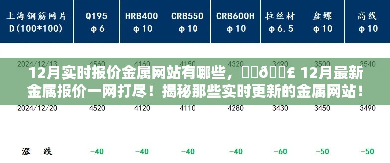 揭秘12月實(shí)時(shí)金屬報(bào)價(jià)網(wǎng)站，最新金屬價(jià)格一網(wǎng)打盡！