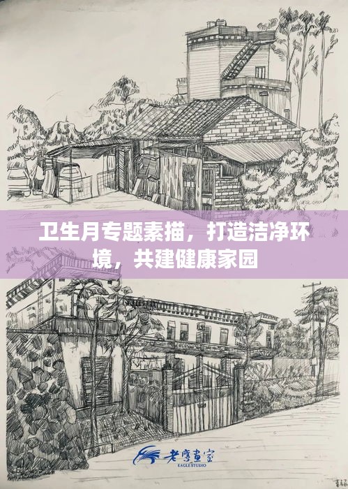 衛(wèi)生月專題素描，打造潔凈環(huán)境，共建健康家園