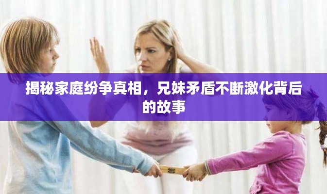 揭秘家庭紛爭(zhēng)真相，兄妹矛盾不斷激化背后的故事