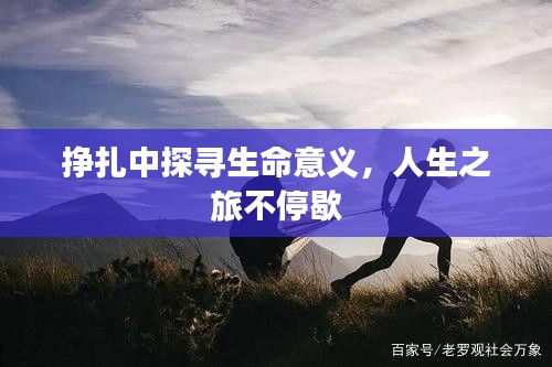 掙扎中探尋生命意義，人生之旅不停歇