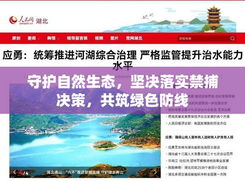 守護(hù)自然生態(tài)，堅決落實禁捕決策，共筑綠色防線