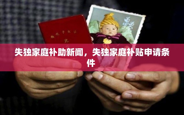 失獨家庭補(bǔ)助新聞，失獨家庭補(bǔ)貼申請條件 