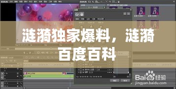 漣漪獨(dú)家爆料，漣漪百度百科 
