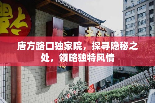 唐方路口獨家院，探尋隱秘之處，領略獨特風情