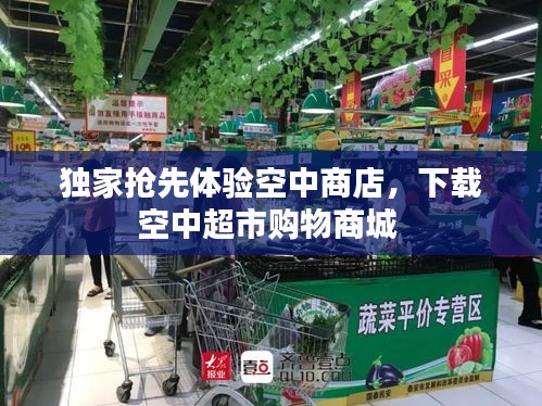 獨家搶先體驗空中商店，下載空中超市購物商城 