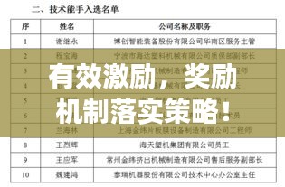 有效激勵(lì)，獎(jiǎng)勵(lì)機(jī)制落實(shí)策略！