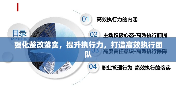 強化整改落實，提升執(zhí)行力，打造高效執(zhí)行團隊