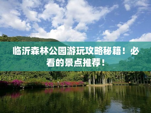 臨沂森林公園游玩攻略秘籍！必看的景點(diǎn)推薦！