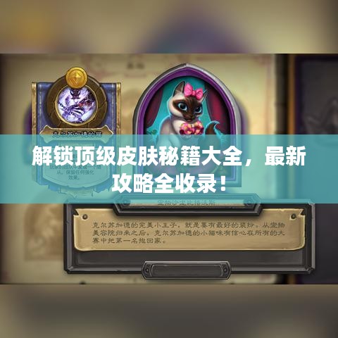 解鎖頂級(jí)皮膚秘籍大全，最新攻略全收錄！