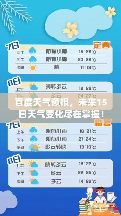 百度天氣預(yù)報，未來15日天氣變化盡在掌握！