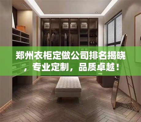 鄭州衣柜定做公司排名揭曉，專業(yè)定制，品質(zhì)卓越！