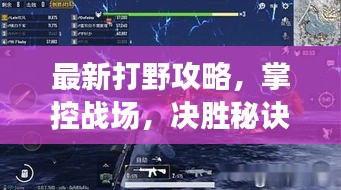 最新打野攻略，掌控戰(zhàn)場，決勝秘訣大揭秘！