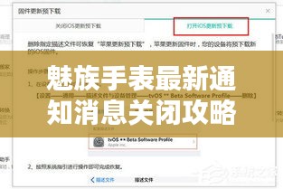 魅族手表最新通知消息關(guān)閉攻略，輕松掌握關(guān)閉方法！