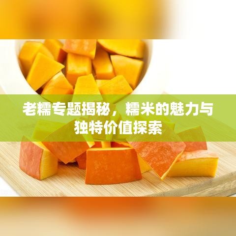 老糯專題揭秘，糯米的魅力與獨特價值探索