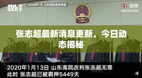 張志超最新消息更新，今日動態(tài)揭秘