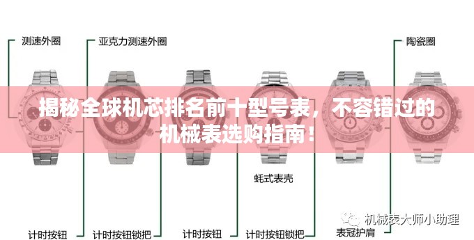 揭秘全球機芯排名前十型號表，不容錯過的機械表選購指南！