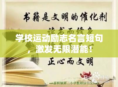 學(xué)校運(yùn)動(dòng)勵(lì)志名言短句，激發(fā)無(wú)限潛能！