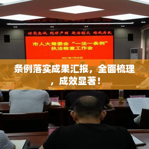 條例落實成果匯報，全面梳理，成效顯著！