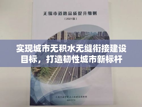 實現(xiàn)城市無積水無縫銜接建設目標，打造韌性城市新標桿