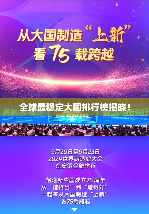 全球最穩(wěn)定大國排行榜揭曉！