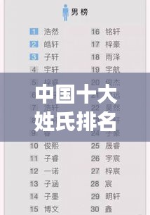 中國十大姓氏排名及其獨(dú)特韻味解析