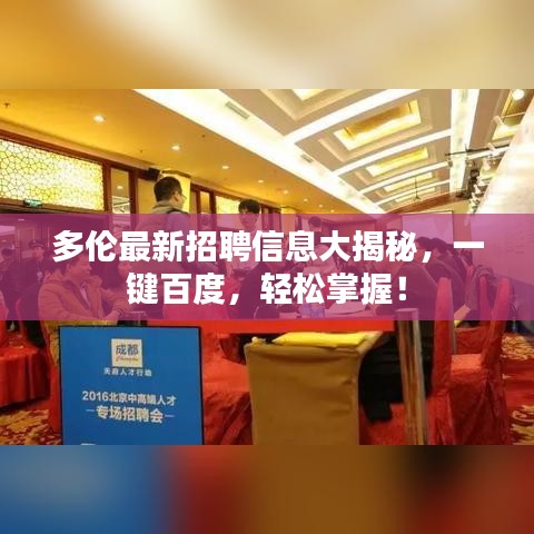 多倫最新招聘信息大揭秘，一鍵百度，輕松掌握！