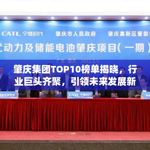 肇慶集團TOP10榜單揭曉，行業(yè)巨頭齊聚，引領(lǐng)未來發(fā)展新篇章