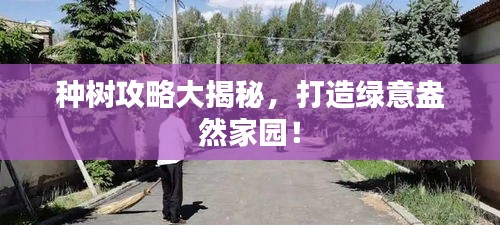 種樹攻略大揭秘，打造綠意盎然家園！