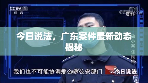 今日說(shuō)法，廣東案件最新動(dòng)態(tài)揭秘