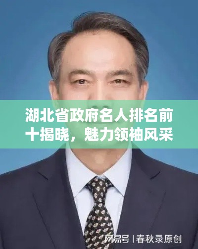 湖北省政府名人排名前十揭曉，魅力領(lǐng)袖風采閃耀