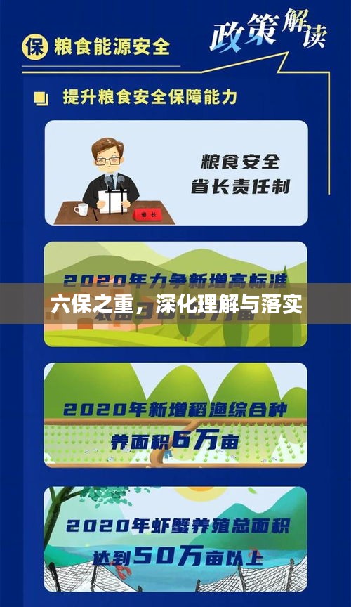六保之重，深化理解與落實(shí)