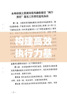 構(gòu)建高效執(zhí)行力基石，職責(zé)明確，措施落實(shí)