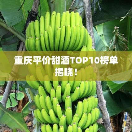 重慶平價甜酒TOP10榜單揭曉！