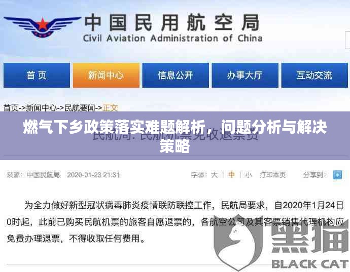 燃氣下鄉(xiāng)政策落實難題解析，問題分析與解決策略