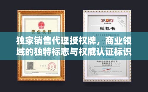 獨家銷售代理授權(quán)牌，商業(yè)領(lǐng)域的獨特標志與權(quán)威認證標識