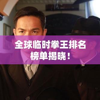 全球臨時(shí)拳王排名榜單揭曉！