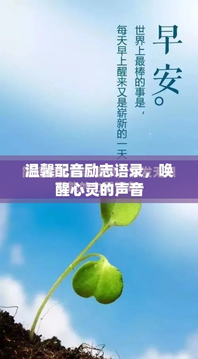 溫馨配音勵志語錄，喚醒心靈的聲音